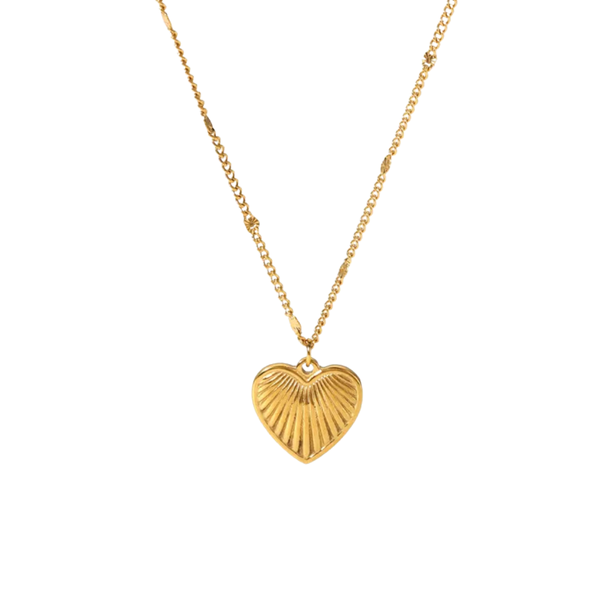 Sandy Heart Necklace