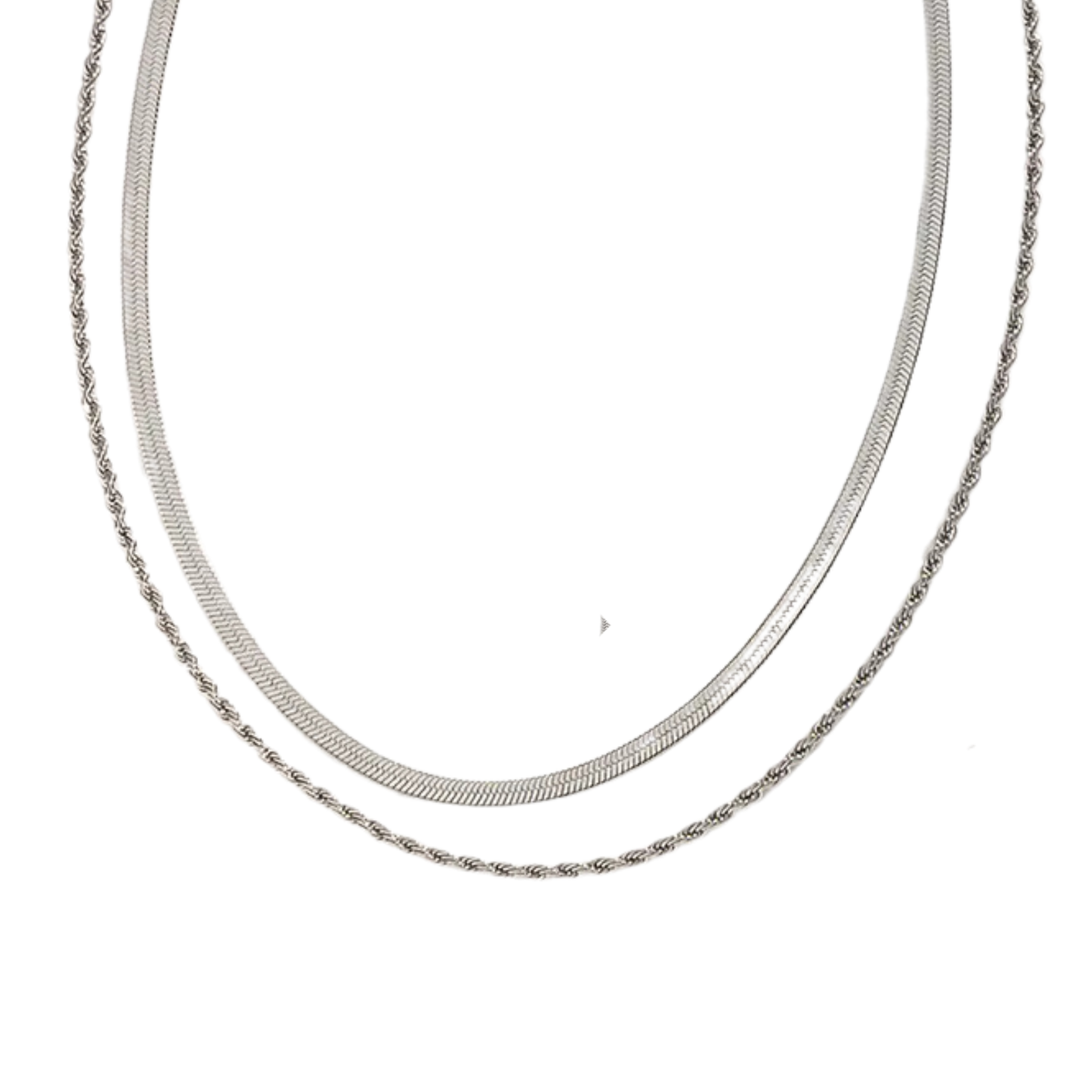 Pre-Stacked Henry Rope + Snake Chain Necklace