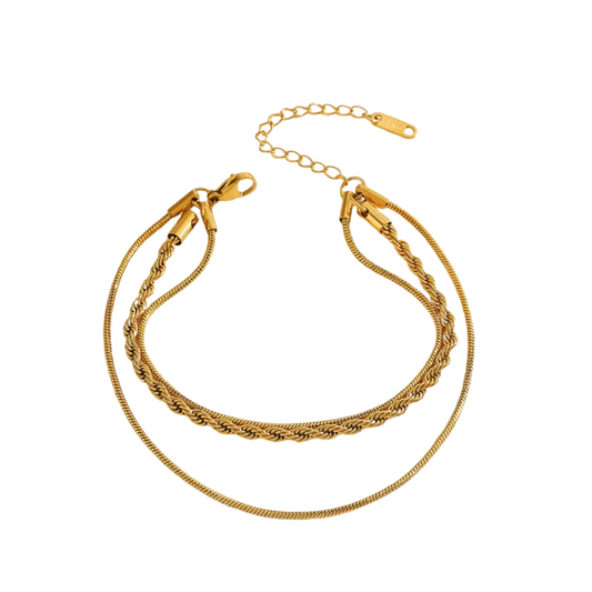 Layered Gold Bracelet