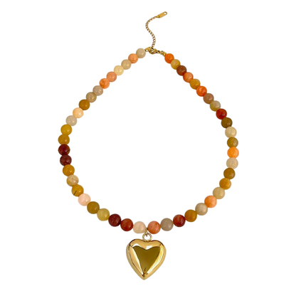 Honey Heart Necklace
