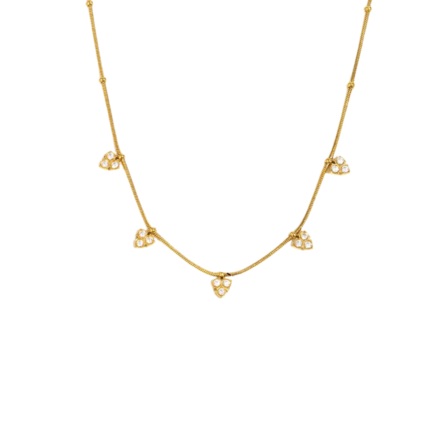 Lacie White Stone Necklace