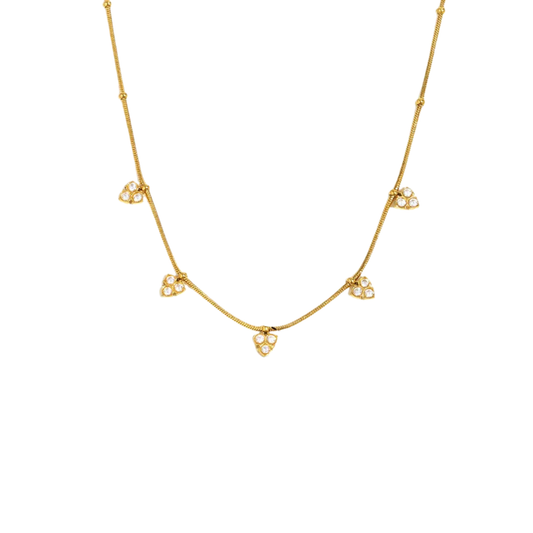 Lacie White Stone Necklace