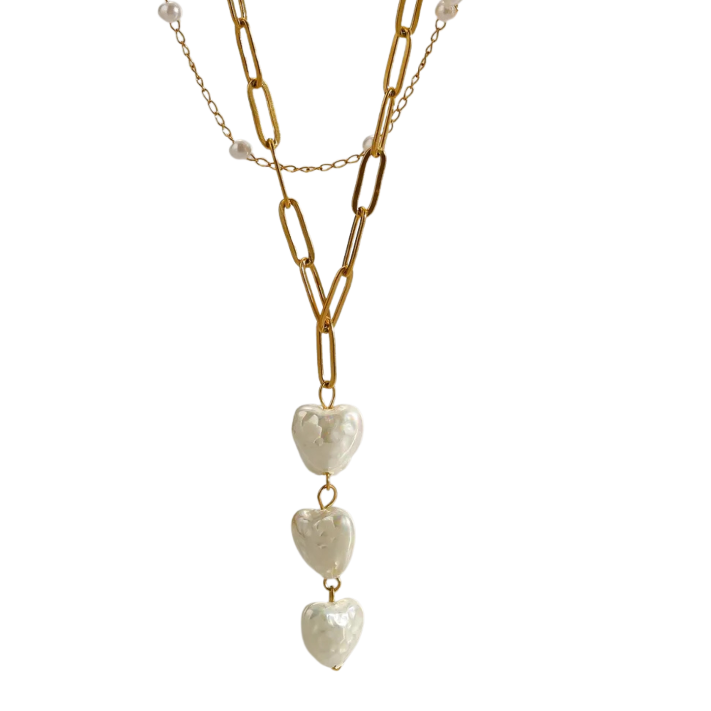 Lover Girl Heart Pre-Stacked Necklace