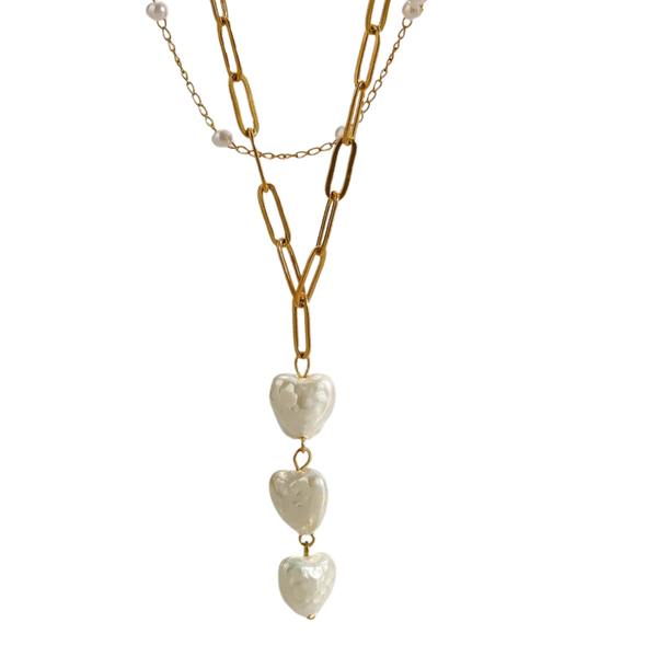 Lover Girl Heart Pre-Stacked Necklace
