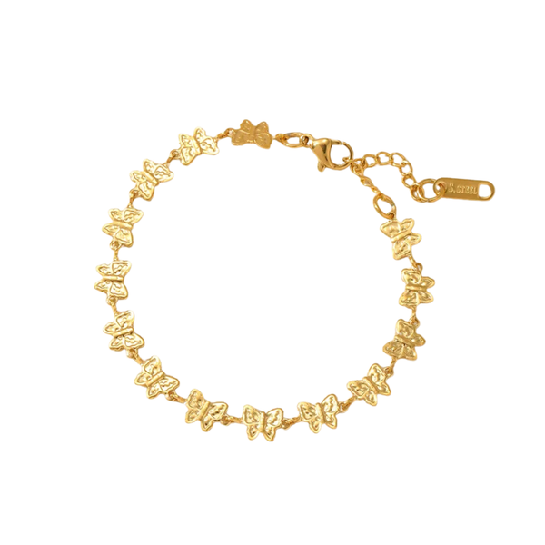 Charley Butterfly Charm Bracelet