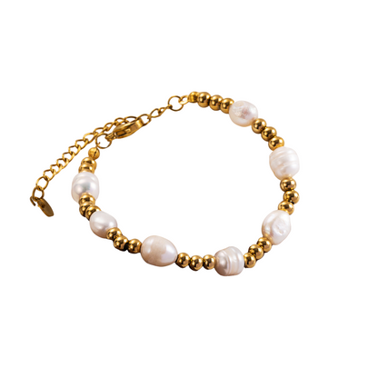 Santorini Vacation Pearl Bracelet
