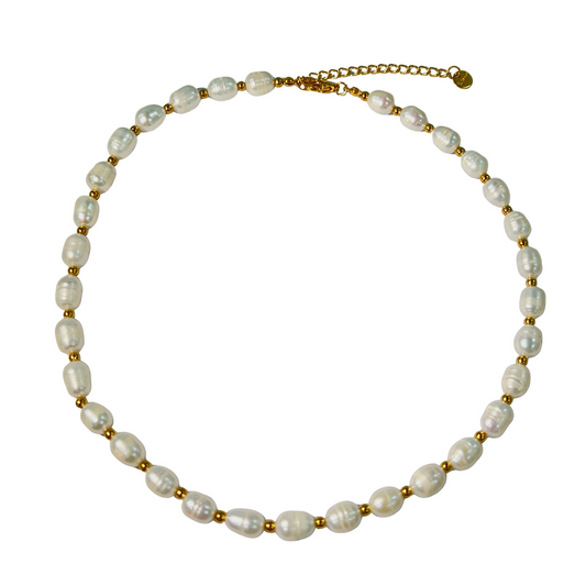 Golden Coastline Pearl Necklace