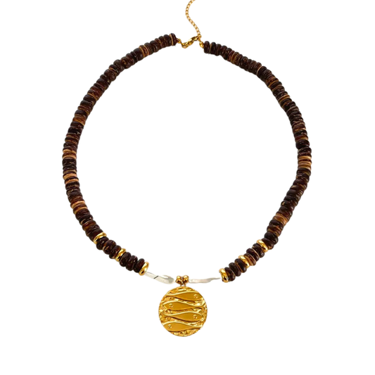 Take me to Tulum Medallion Necklace