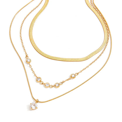 Hallie Triple Layer Necklace