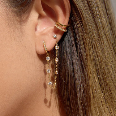 Constellation Chain Earrings