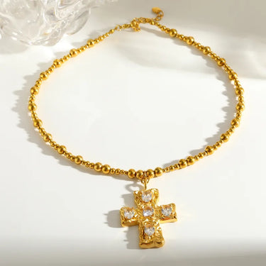 Mira Silver Statement Cross