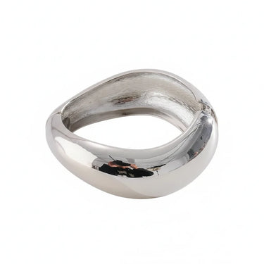 Silver Edge Bangle